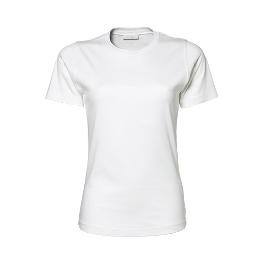Damski t-shirt interlock z krótkim rękawem TJ580N - White