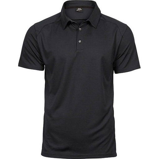 Męskie Polo Sportowe Slim TJ7200 - Black