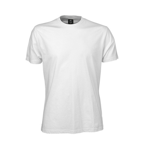 T-shirt Meski Slim Bawelniany TJ8005 - White