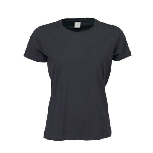 Damski T-shirt Slim TJ8050 - Dark Grey (Solid)