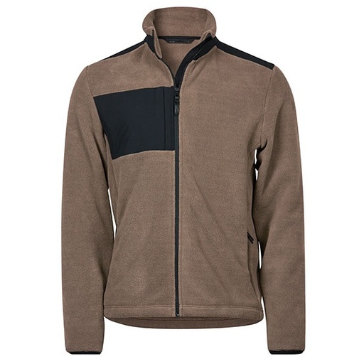 Bluza Przedłużony Tył Polar Ripstop TJ9120 - Clay & Black