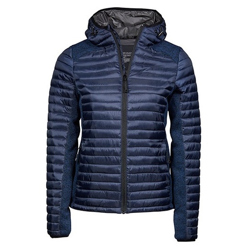 Damska kurtka outdoorowa TJ9611 - Navy & Navy Melange
