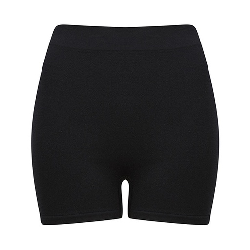 Bezszwowe dopasowane szorty z wysokim stanem TL301 - Black