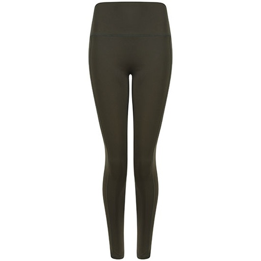 Legginsy Damskie Slim Strecz Wysoka Talia TL370 - Olive Green