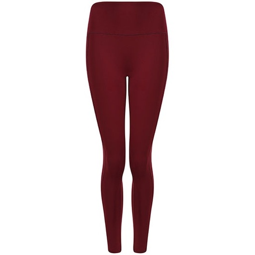 Legginsy Damskie Slim Strecz Wysoka Talia TL370 - Deep Burgundy