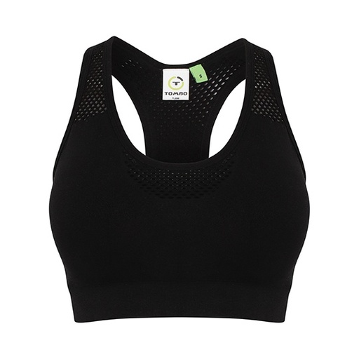 Bezszwowy stanik sportowy TL696 - Black
