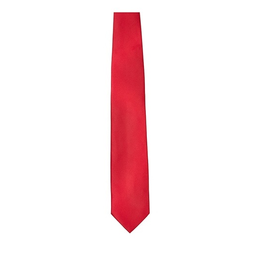 Krawat Gladki Satynowy TT901 - Red