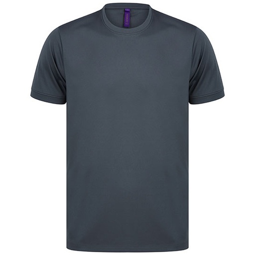 Koszulka sportowa slim W024 - Charcoal