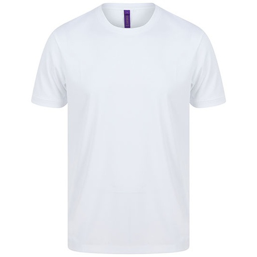 Koszulka sportowa slim W024 - White