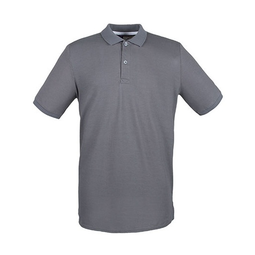Męska koszulka polo z krótkim rękawem W101 - Steel Grey