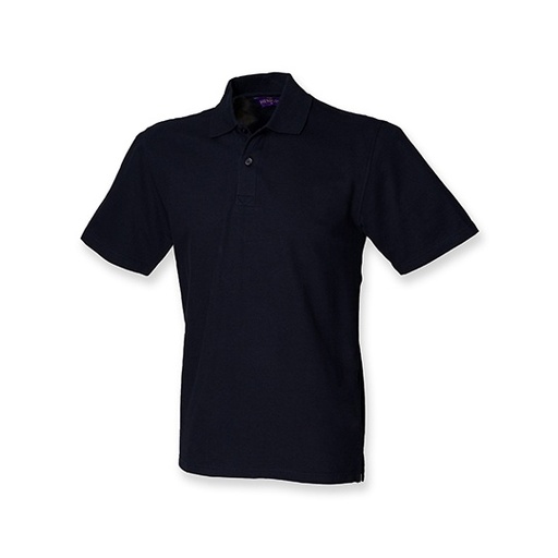 Polo Meskie Slim Pika Bawelna Elastan W305 - Navy