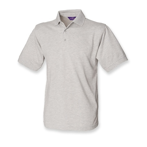 Męska klasyczna koszulka polo z krótkim rękawem W400 - Heather Grey