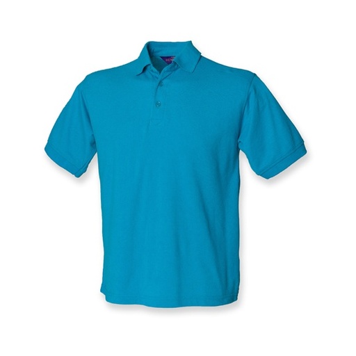 Męska klasyczna koszulka polo z krótkim rękawem W400 - Turquoise