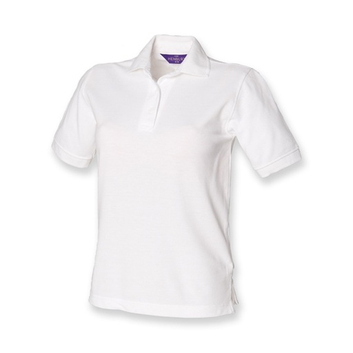 Damska klasyczna koszulka polo W401 - White