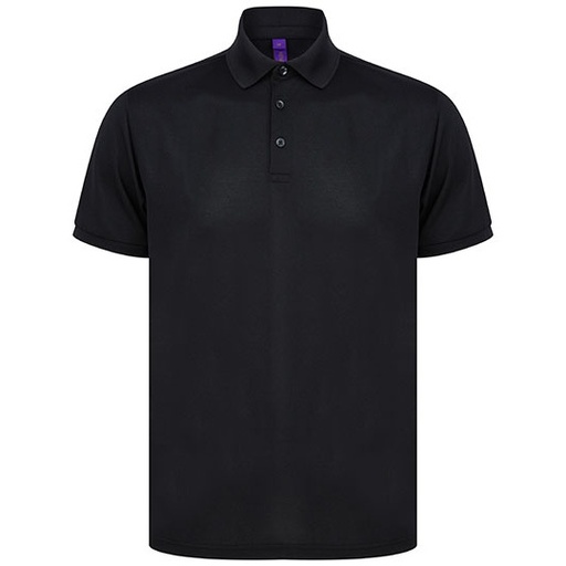 Koszulka polo W465 - Black