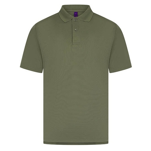 Polo męskie z krótkim rękawem W475 - Olive