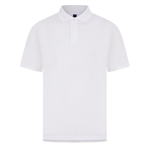 Męska koszulka polo z krótkim rękawem W475 - White