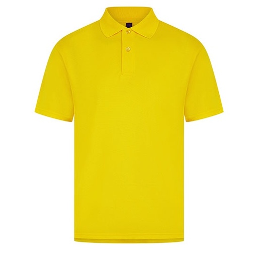 Koszulka Polo Klasyczna Odprowadzajaca Wilgoc W475 - Yellow