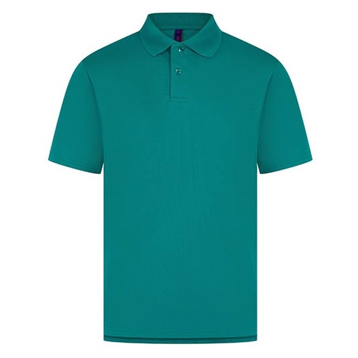 Męska koszulka polo z krótkim rękawem W475 - Bright Jade
