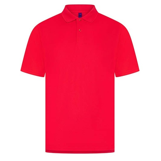 Koszulka Polo Klasyczna Odprowadzajaca Wilgoc W475 - Red
