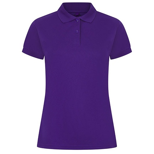 Damska koszulka polo Slim W476 - Bright Purple