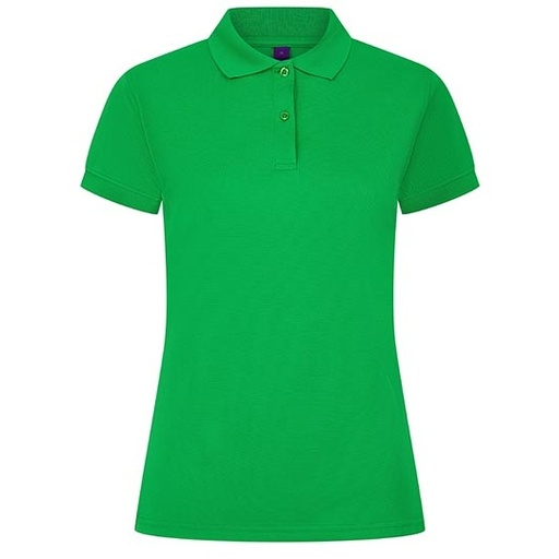 Damska koszulka polo Slim W476 - Kelly Green