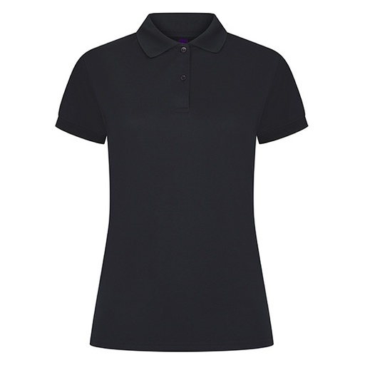 Damska koszulka polo Slim W476 - Navy