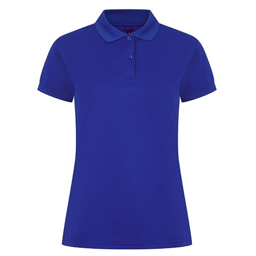 Damska koszulka polo Slim W476 - Royal