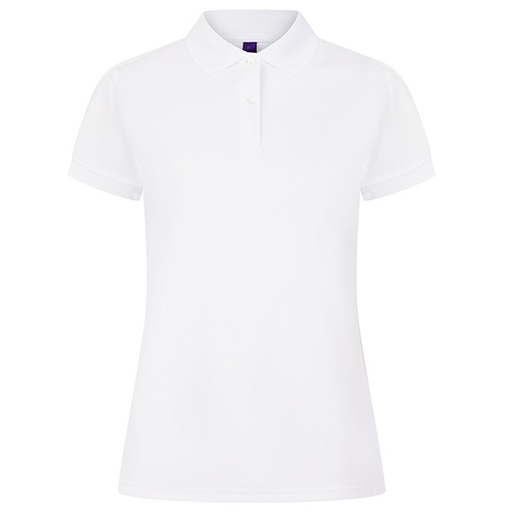 Damska koszulka polo Slim - W476 - White