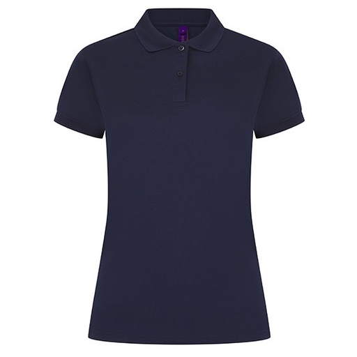 Damska koszulka polo Slim W476 - Oxford Navy