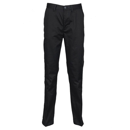 Damskie spodnie chino klasyczne W641 - Black