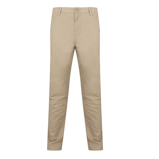 Meskie spodnie chino slim W650 - Stone
