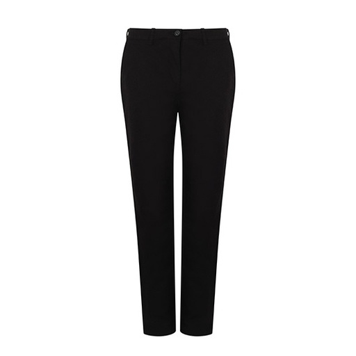 Damskie spodnie chino slim W651 - Black