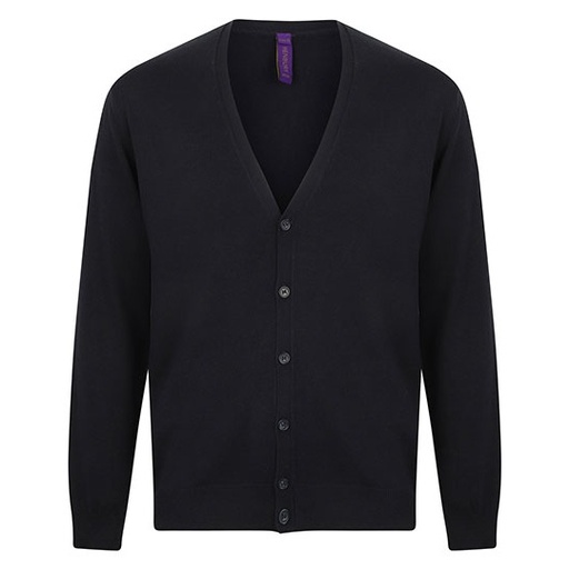 Męski lekki kardigan W722 - Navy