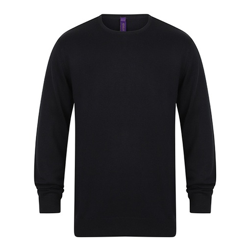 Sweter Męski Klasyczny Dzianinowy W725 - Navy