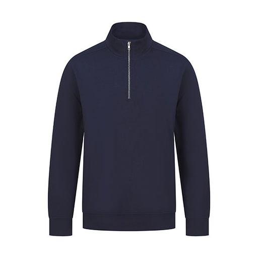 Bluza unisex z zamkiem 1/4 W842 - Navy