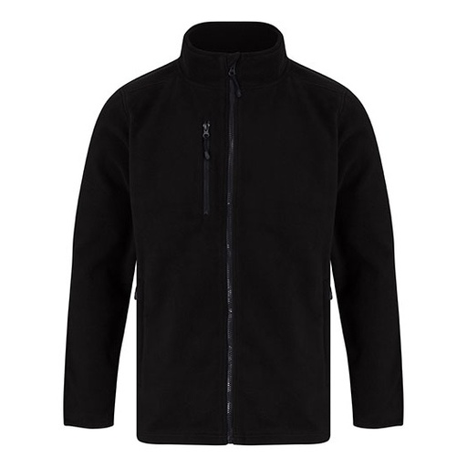 Polar z zamkiem i kieszeniami W860 - Black