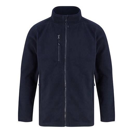 Polar z zamkiem i kieszeniami W860 - Navy