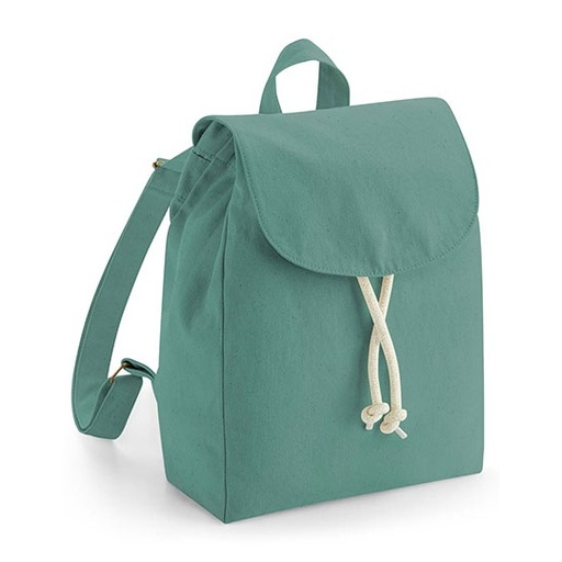 Maly plecak z bawelny WM881 - Sage Green