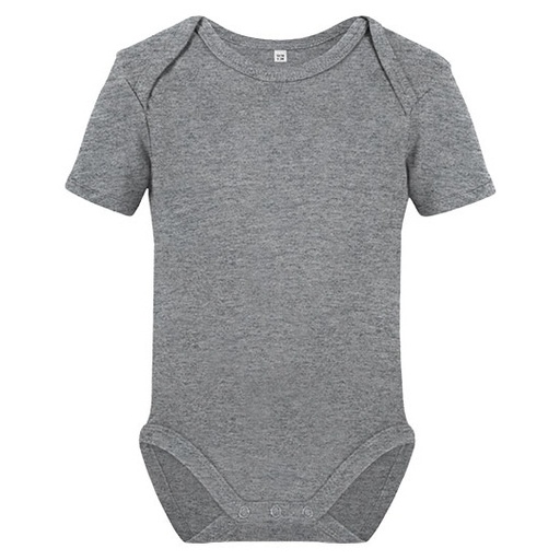 Body niemowlęce krótki rękaw X11120 - Heather Grey