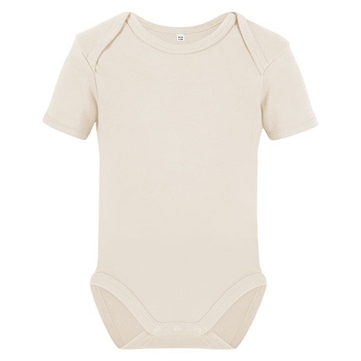 Body niemowlęce krótki rękaw X11120 - Natural
