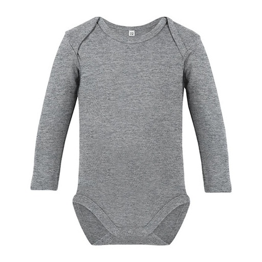 Body dziecięce z długim rękawem X11420 - Heather Grey