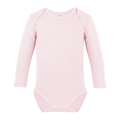 Body dziecięce z długim rękawem X11420 - Powder Pink
