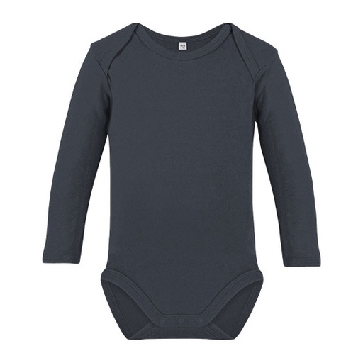 Body dziecięce z długim rękawem X11420 - Charcoal Grey