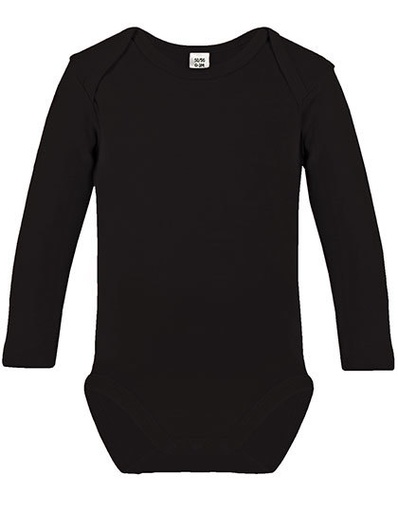 Body niemowlęce z długim rękawem X941 - Black