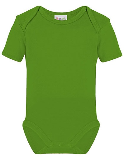 Body Niemowlęce Krótki Rękaw Bawełna Organiczna X946 - Lime Green