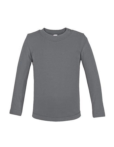 Koszulka Dziecięca Długi Rękaw Bawełniana Interlock X955 - Heather Grey