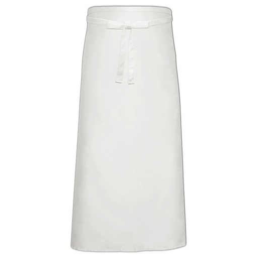 Fartuch Klasyczny Dlugi Splot Diagonalny X961 - White