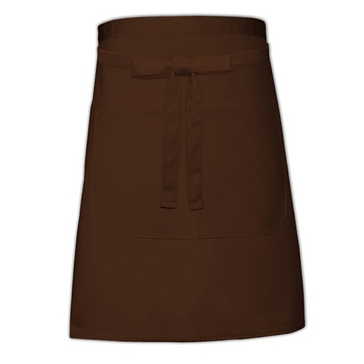 Fartuch Krotki Dekatyzowany Poliester Bawelna X964T - Brown