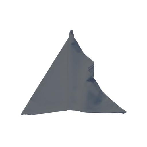 Szalik diagonalny X966 - Mouse Grey